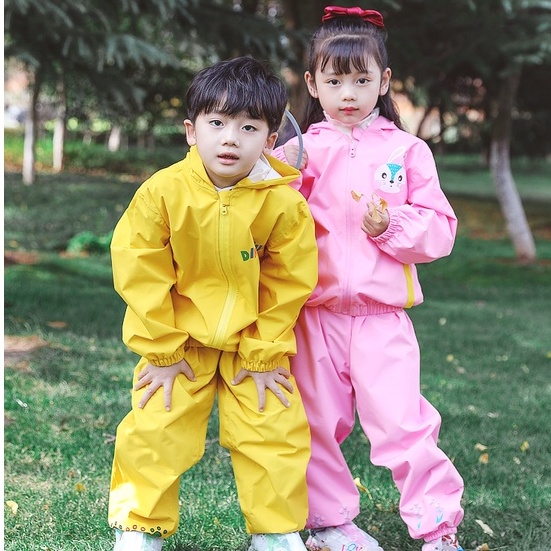 Cheerful Mario 2022 mới Áo mưa hình động vật đáng yêu cho bé 80-140cm