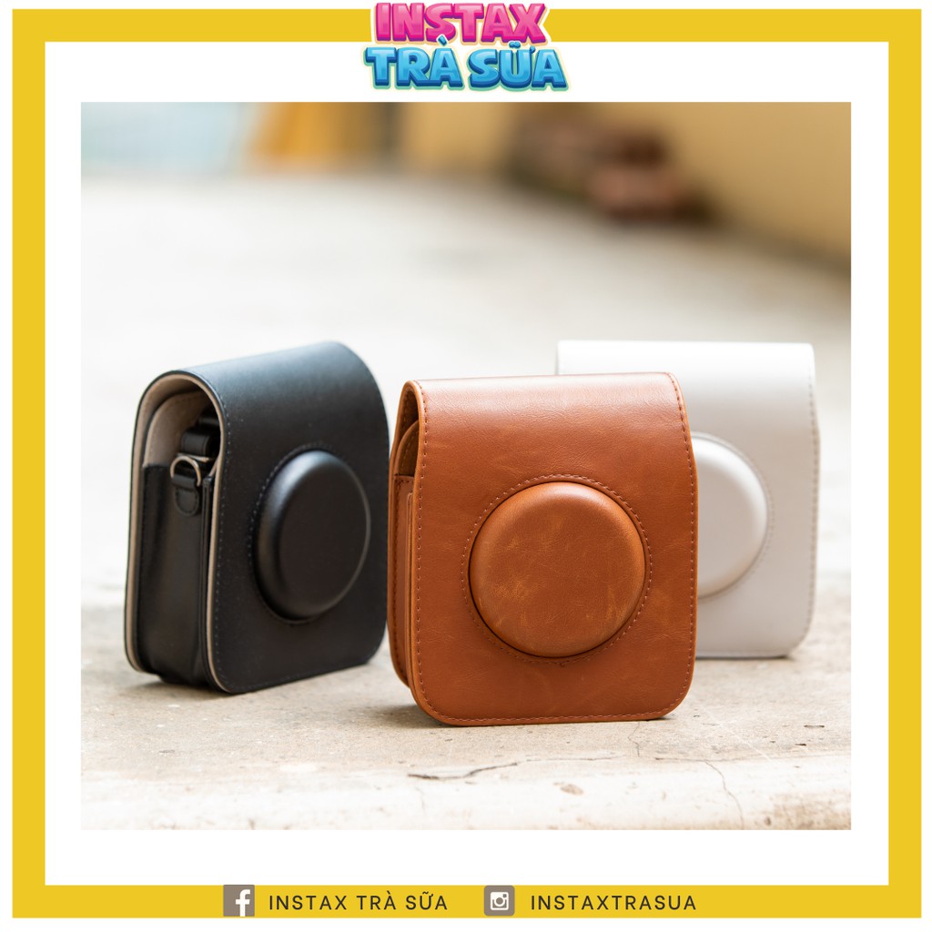 [Mã SKAMCLU9 giảm 10% đơn 100K] BAO DA, BAO TRONG MÁY CHỤP ẢNH LẤY LIỀN INSTAX SQUARE SQ20 - Case da