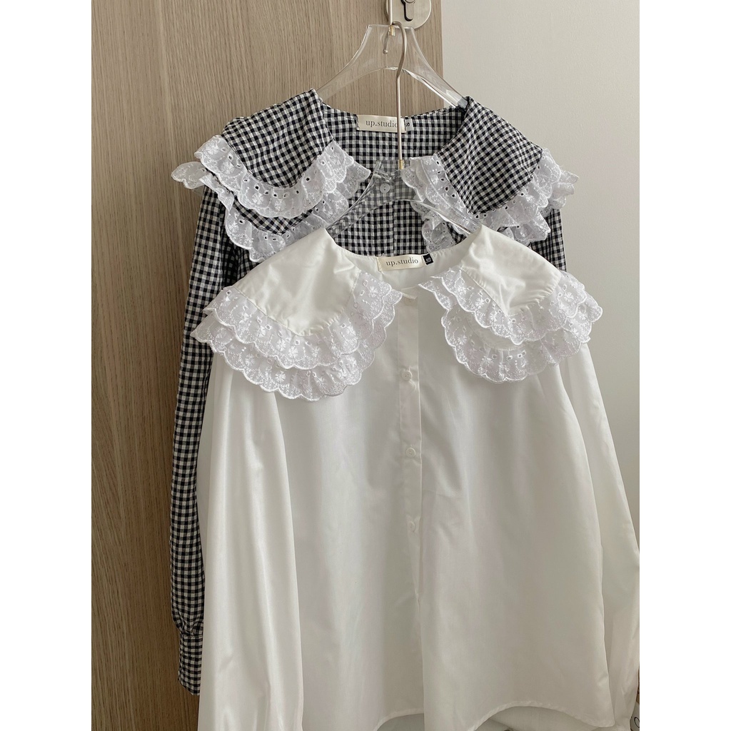 Áo sơ mi cổ bèo 2 lớp SV292