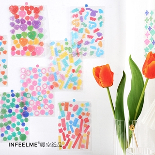 2pcs/lot Color sequins account hand DIY decoration sticker