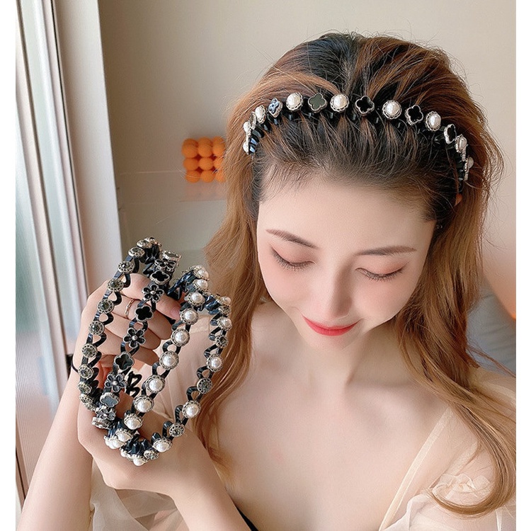 Cài tóc đính hạt ngọc trai nhân tạo dễ thương dành cho nữ