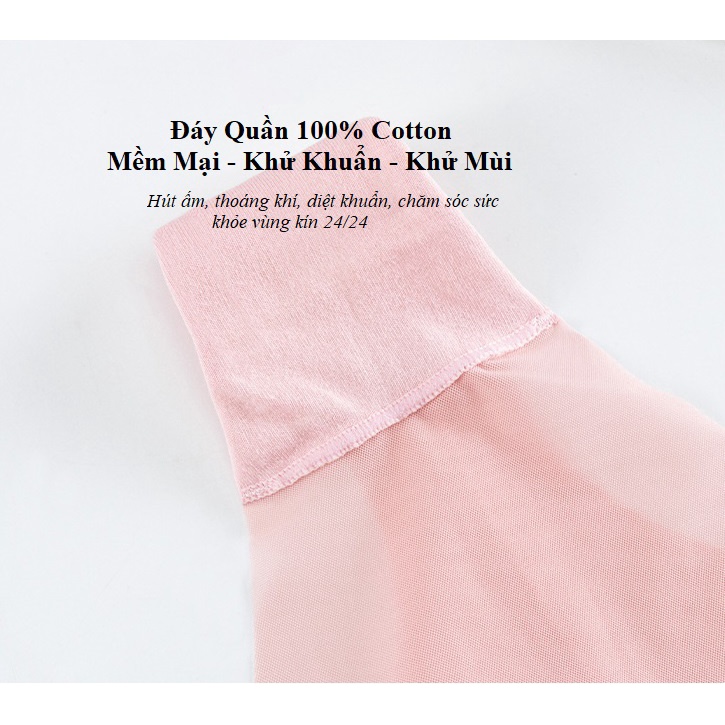 Quần lọt khe nữ voan lạnh tàng hình siêu nhẹ siêu mát chống hằn 9075