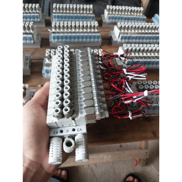 van smc sy3120( cụm 12 van) tháo máy
