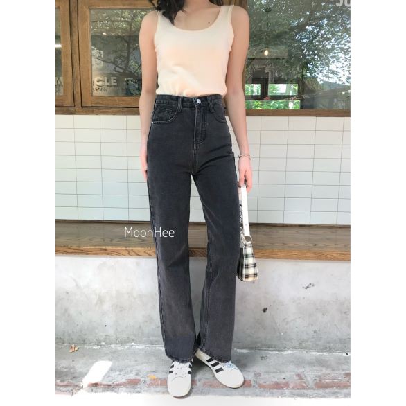 Quần Bò Ống Rộng 9133 MoonHee
