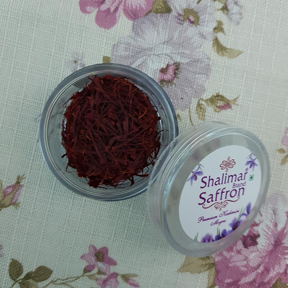Nhụy hoa nghệ tây Ấn Độ - Shalimar Saffron 1g trồng tại Kashmir chất lượng cao nhất Premium A++ (Date 11/2021)