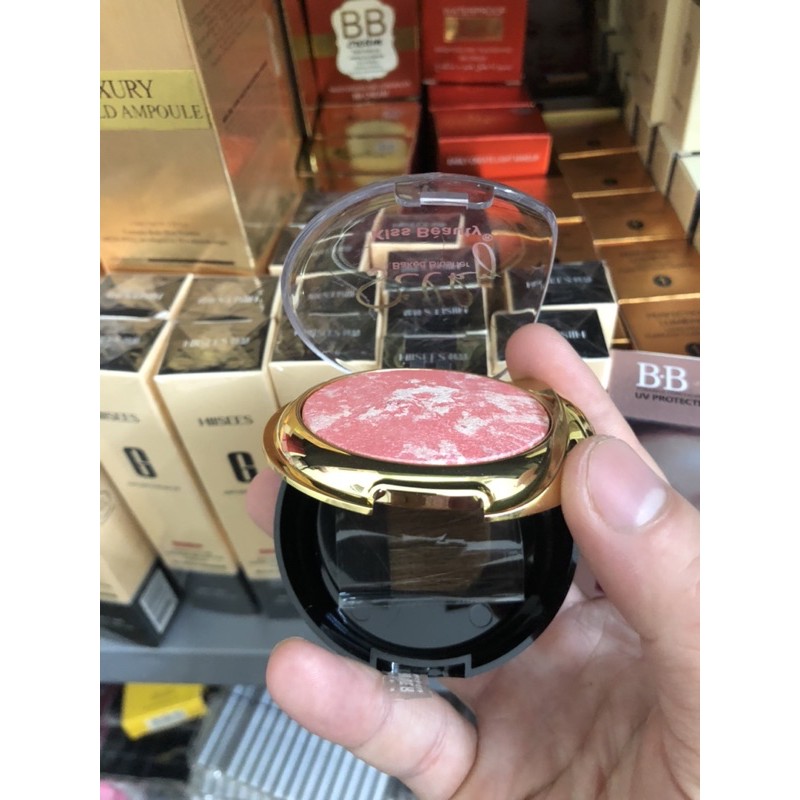 Phấn má hồng Kiss Beauty tròn siêu đẹp [bé súp] | BigBuy360 - bigbuy360.vn