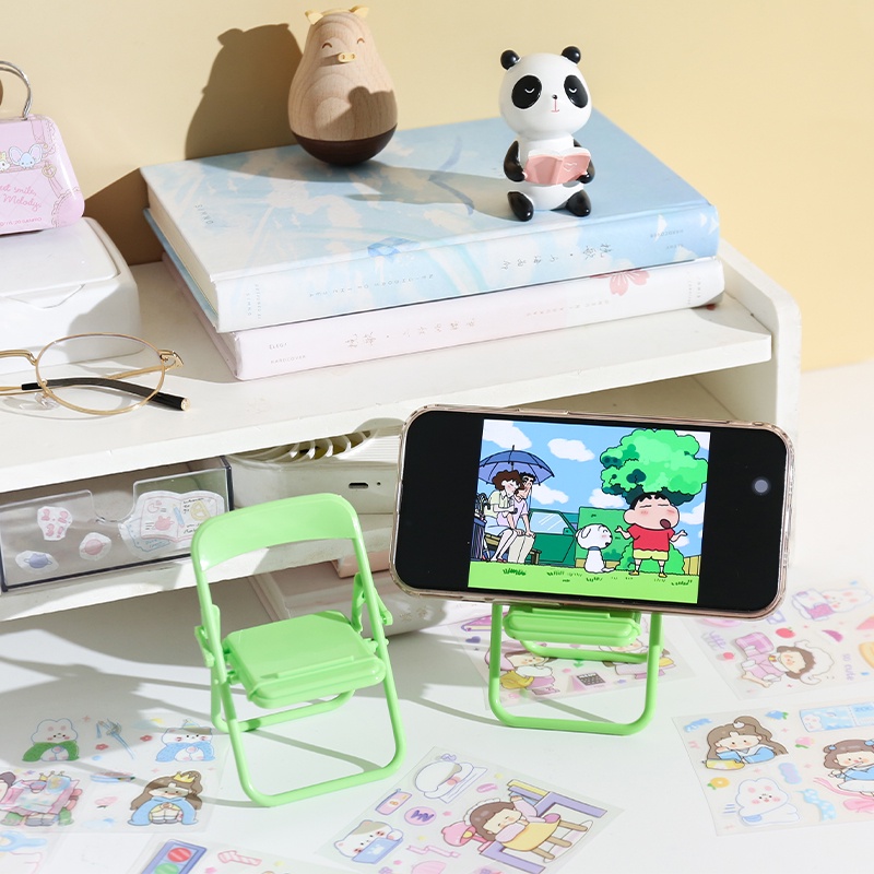 Giá đỡ điện thoại hình chiếc ghế đa năng kiểu dáng đáng yêu