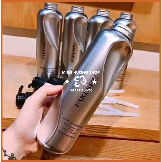 HẤP LỤA TƠ TẰM FAKESHU 618ml 💋CHÍNH HÃNG🍓 dưỡng tóc siêu mềm mượt 618ML