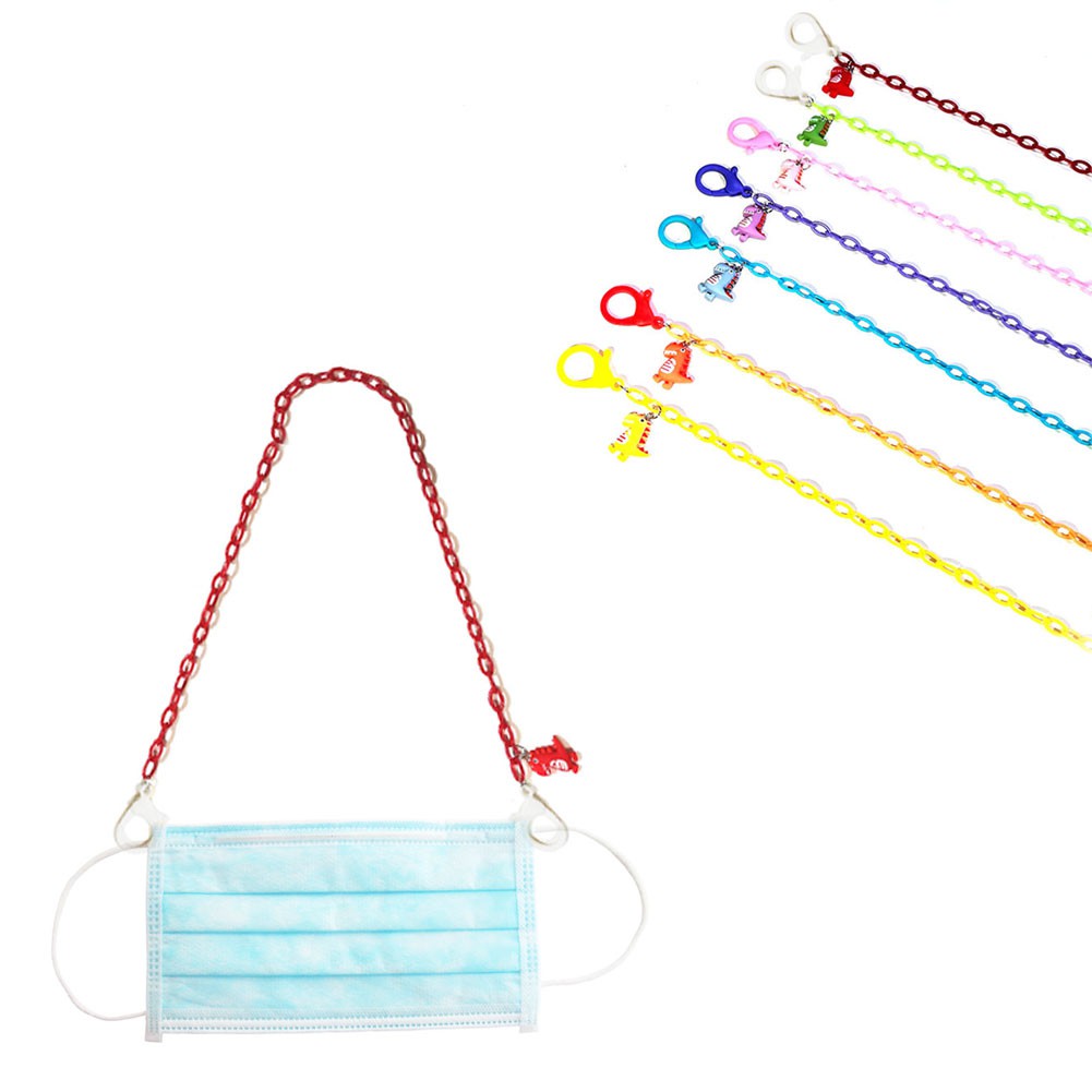 [Hàng mới về] Dây đeo khẩu trang họa tiết khủng long xinh xắn