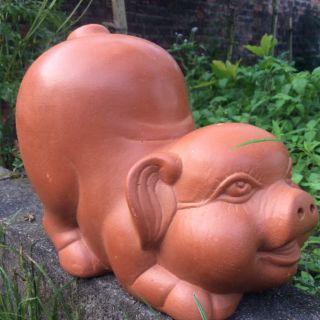 Lợn đất tiết kiệm size to (Heo đất nung Hội An)