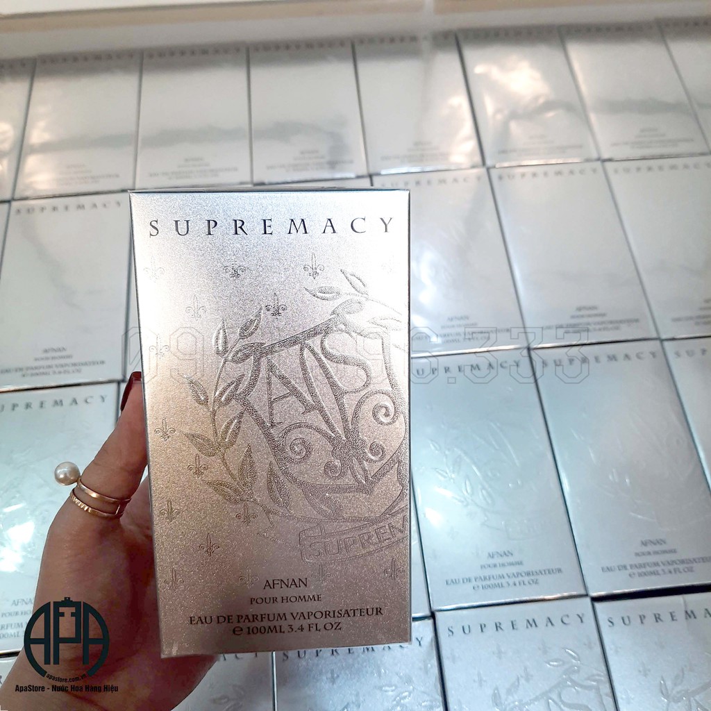 Nước Hoa Nam Afnan Supremacy Silver Fullsize 100ml, Ông Hoàng Nước Hoa Nam Mùa Hè