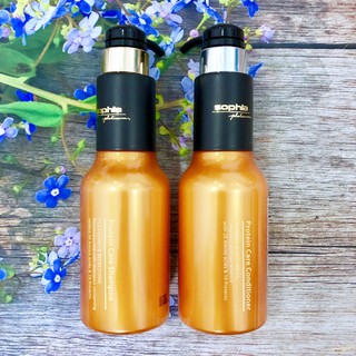 Bộ dầu gội xả Sophia Protein cam cho tóc khô hư tổn 500ml (KOREA)