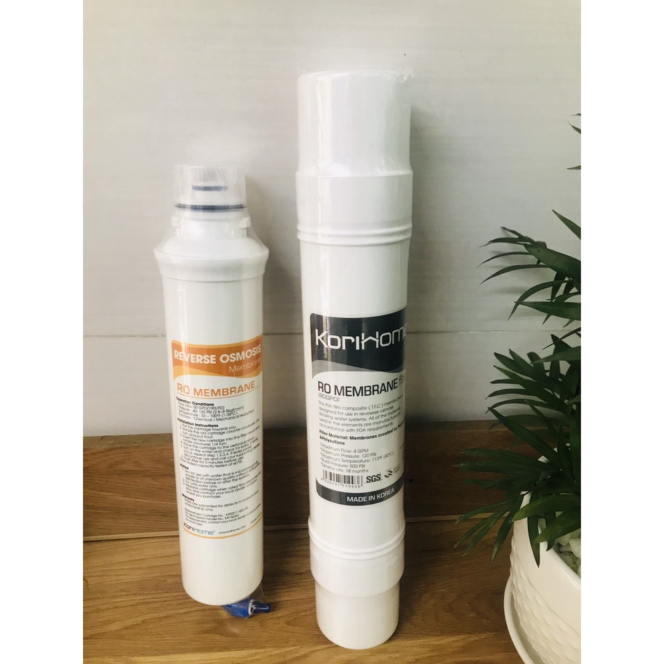 Màng RO chân xoáy Korihome chính hãng- dùng cho các dòng máy Korihome- Lọc nước 247 max rẻ
