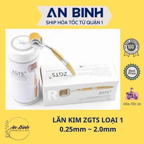 (Q1-HCM) Kim Lăn Tay ZGTS Loại 1 - Lăn Kim ZGTS 192 Đầu Kim Tatinum Cao Cấp Dùng Lăn Kim Chăm Sóc Da Mặt Tại Nhà