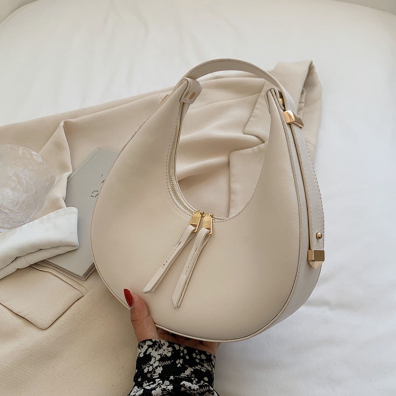 Túi Da PU Đeo Chéo YOIOI Hình Bán Nguyệt Xinh Xắn Cho Nữ