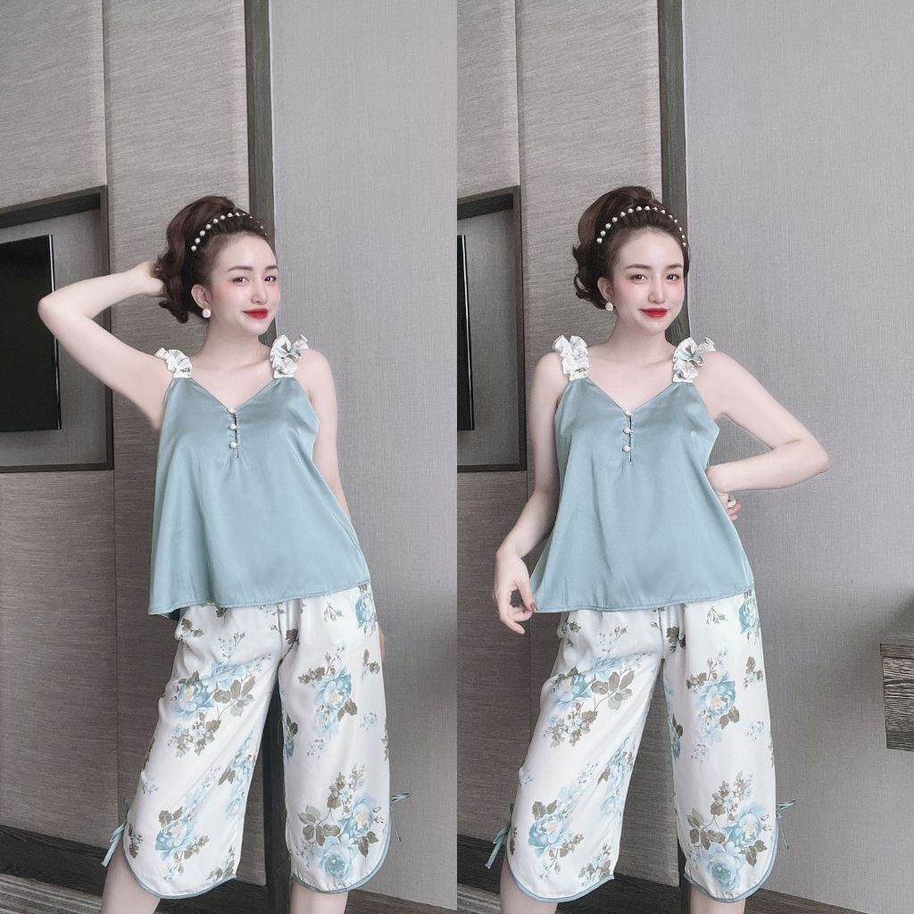 Đồ Ngủ Nữ BIGSIZE Đồ Ngủ Sexy lụa Latin cao cấp mềm mại xinh xắn &lt; 65KG