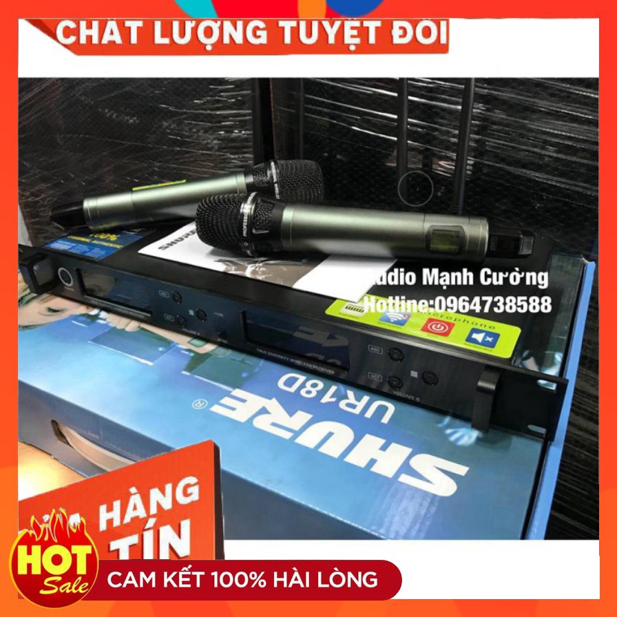 [HÀNG CHẤT LƯỢNG] Micro không dây SHURE UR18D..... Sale - hàng chất lượng, giá tốt nhất TQ - Hàng chất lượng