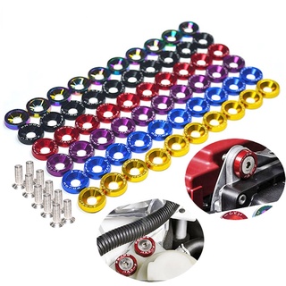 FENDER Set 10 Ốc Vít M6 JDM Cho Xe Hơi