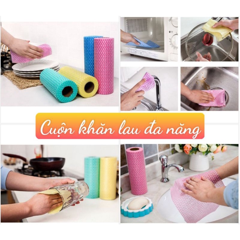 Khăn Lau Đa Năng ( Màu ngẫu nhiên)
