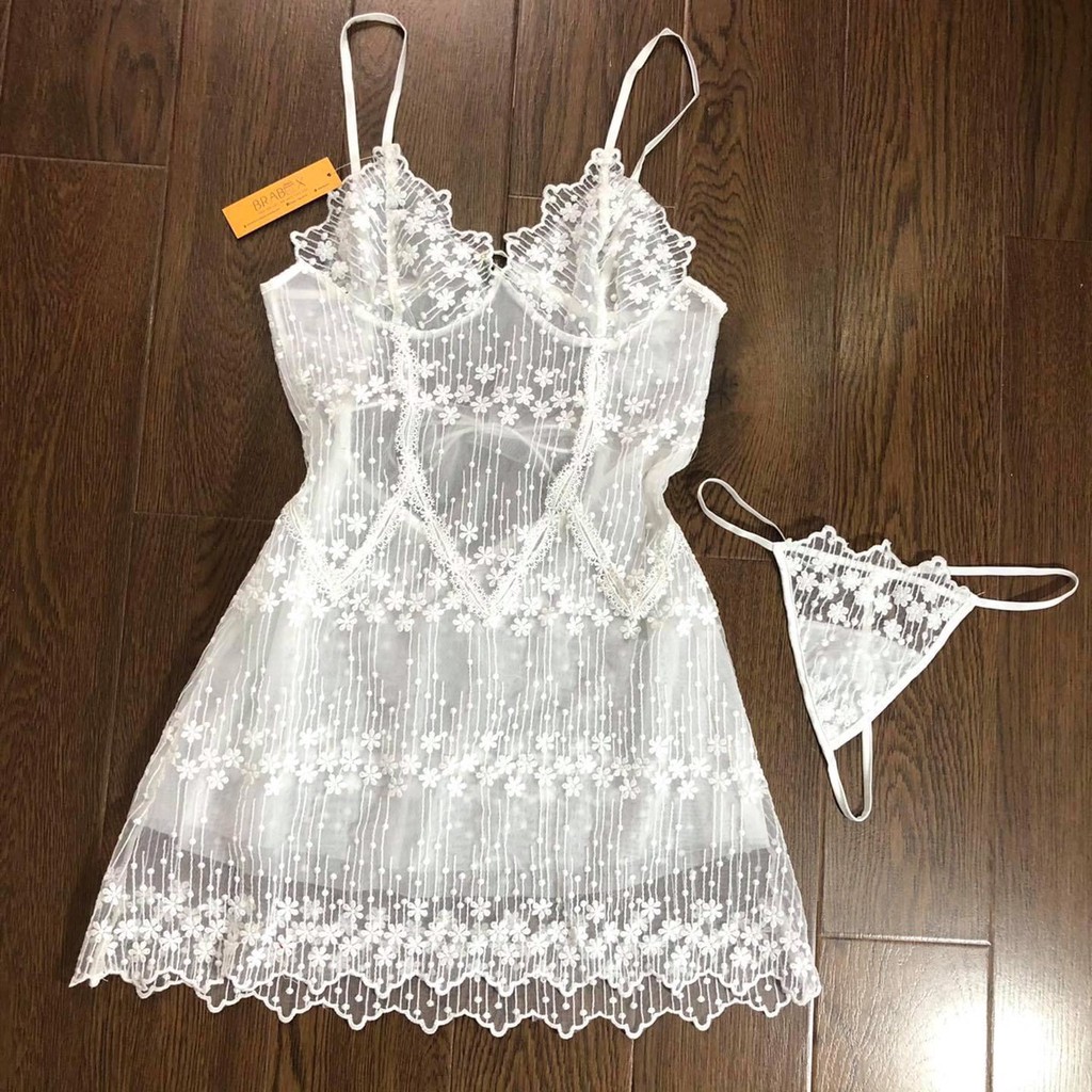 Đồ Ngủ Sexy Nữ| VáyNgủ Gợi Cảm❣️FreeShip - Chất Đẹp❣️ Ren MỎng Điệu Đà Mềm Mát Mịn(M32) | BigBuy360 - bigbuy360.vn