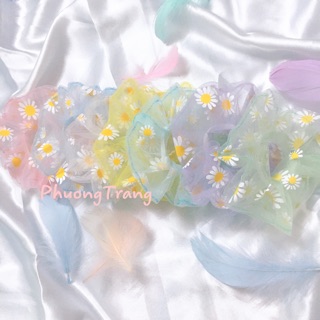 Scrunchies hoa cúc