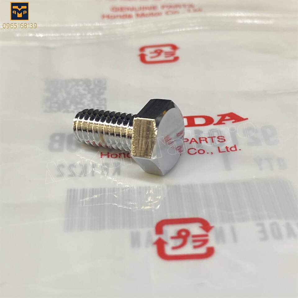 Ốc 6 li dài 12mm, xi bóng