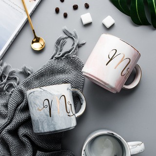 Cốc đôi sứ Mr & Mrs