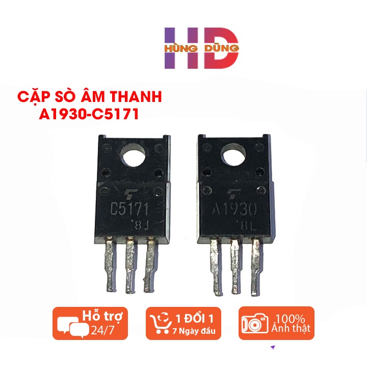 Cặp sò A1930 C5171 transitor 2SA1930 2SC5171 tháo máy chính hãng