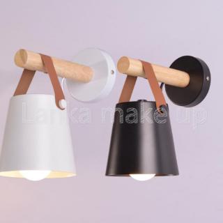 Đèn treo tường khẩn cấp chụp đèn đen/trắng tiện dụng