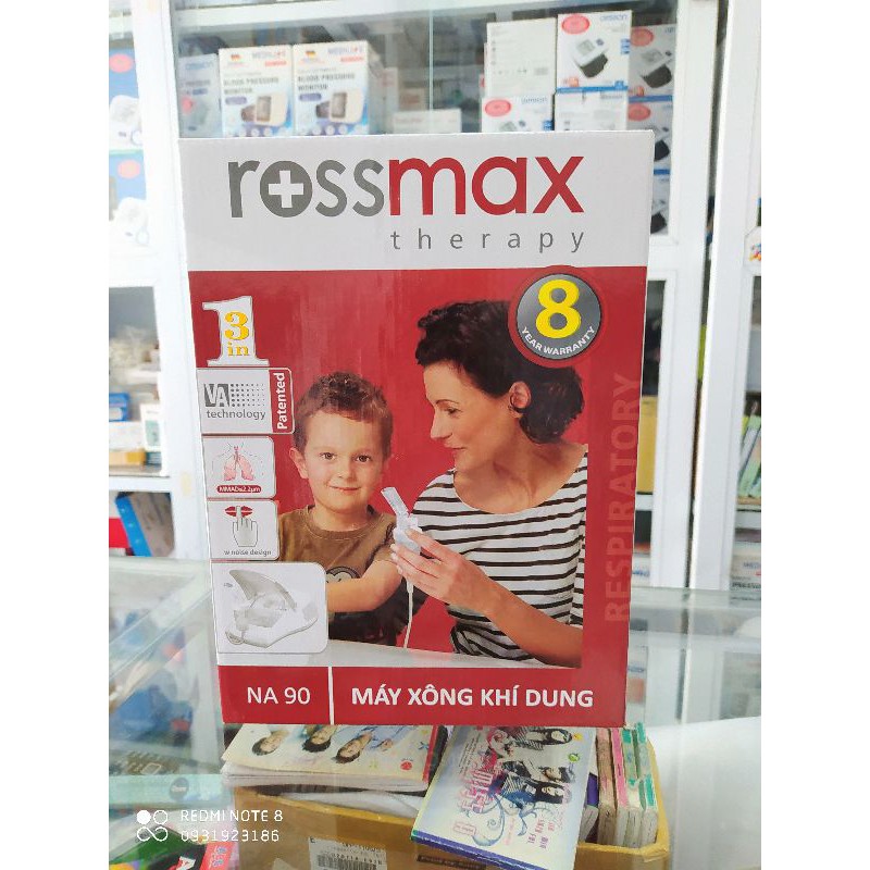 MÁY KHÍ DUNG ROSSMAX NA90 2 in1 có cả hút mũi