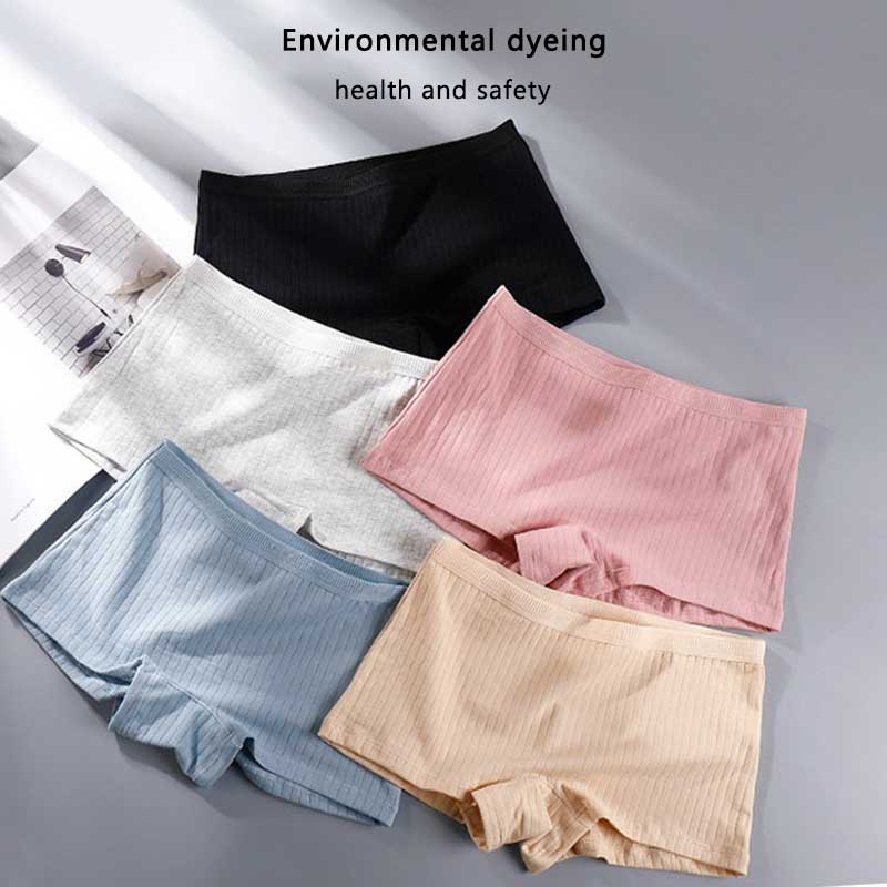Quần Lót Boxer Cotton Không Đường May Quyến Rũ Cho Nữ