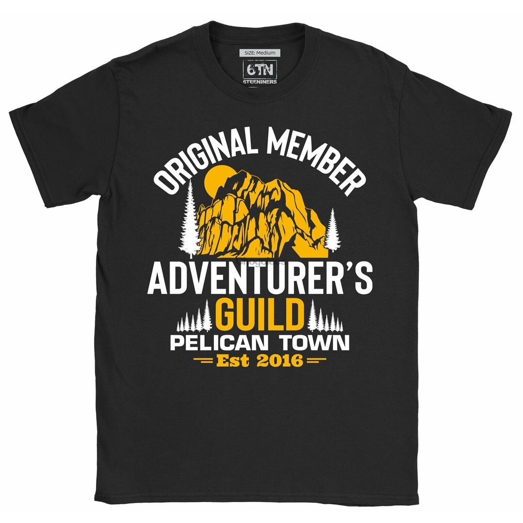 Adventurers Guild Áo thun Rpg Pelican Town Áo phông Stardew Pelican Valley
