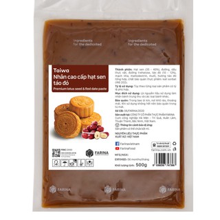 Nhân Cao Cấp Hạt Sen Táo Đỏ 0.5kg: Taiwa Farina