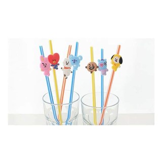 [Official] Ống Hút BT21 - BTS Authentic Goods Character Straw