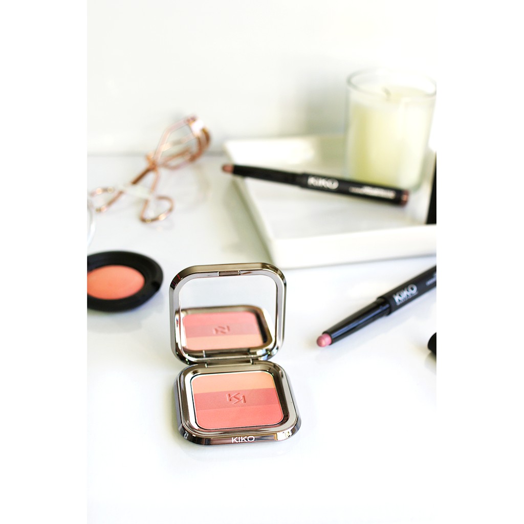 (Chuẩn Pháp-Màu 03/04) Phấn má 03 màu KIKO Shade Trio Blush