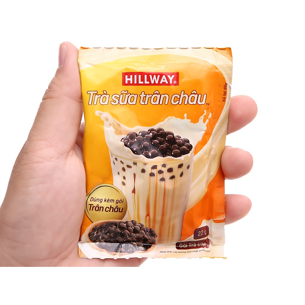 Trà Sữa Trân Châu Hillway vị dâu/ vị xoài hộp 225g