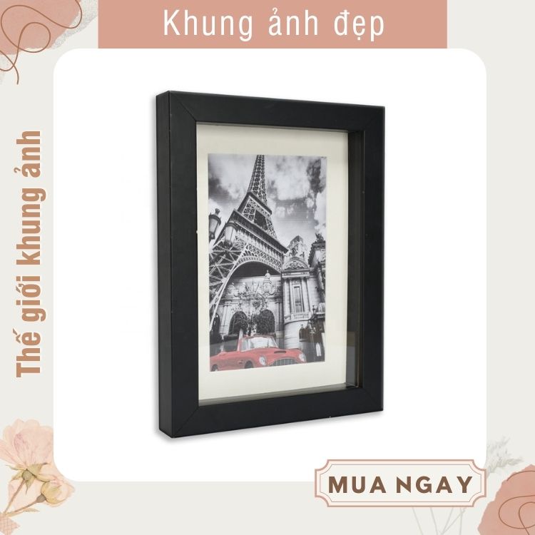 Khung Ảnh Treo Tường 10x15 cm - kèm chân để bàn và móc treo tường