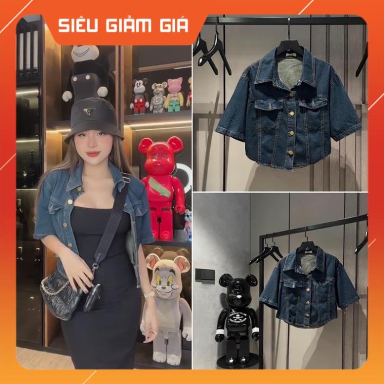 Áo Jean Cộc Tay Siêu Xinh