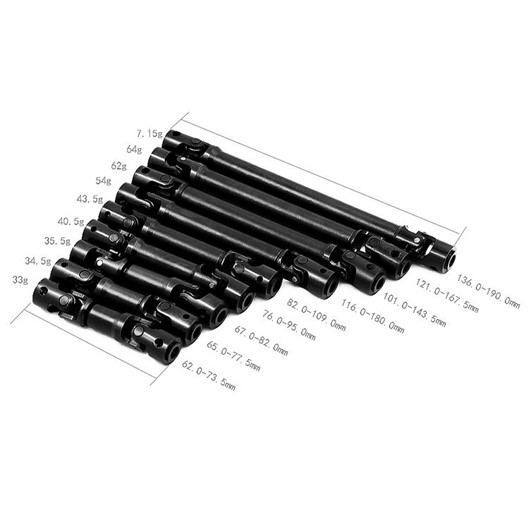 RC Trục Truyền Động 62-180mm Cho Xe Leo Núi Scx10