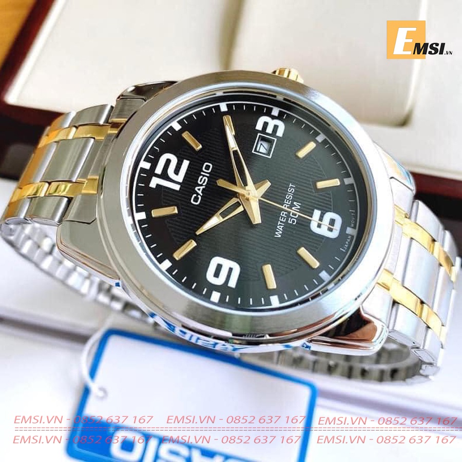 Casio MTP-1314SG-1A - Đồng Hồ Nam - Pin / Quartz - Kính Khoáng - Size Mặt 45mm EMSI.VN