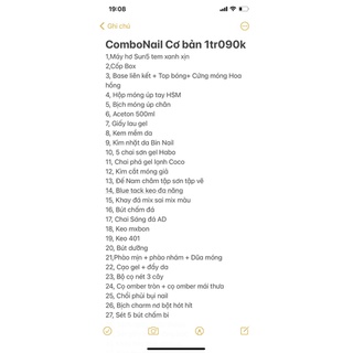Combo đồ Nail cơ bản