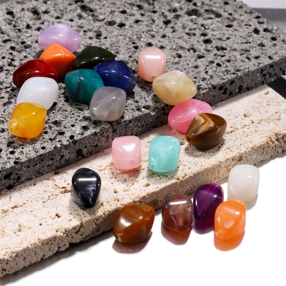 30 Hạt Xỏ Lỗ 12 * 18mm Để Làm Trang Sức