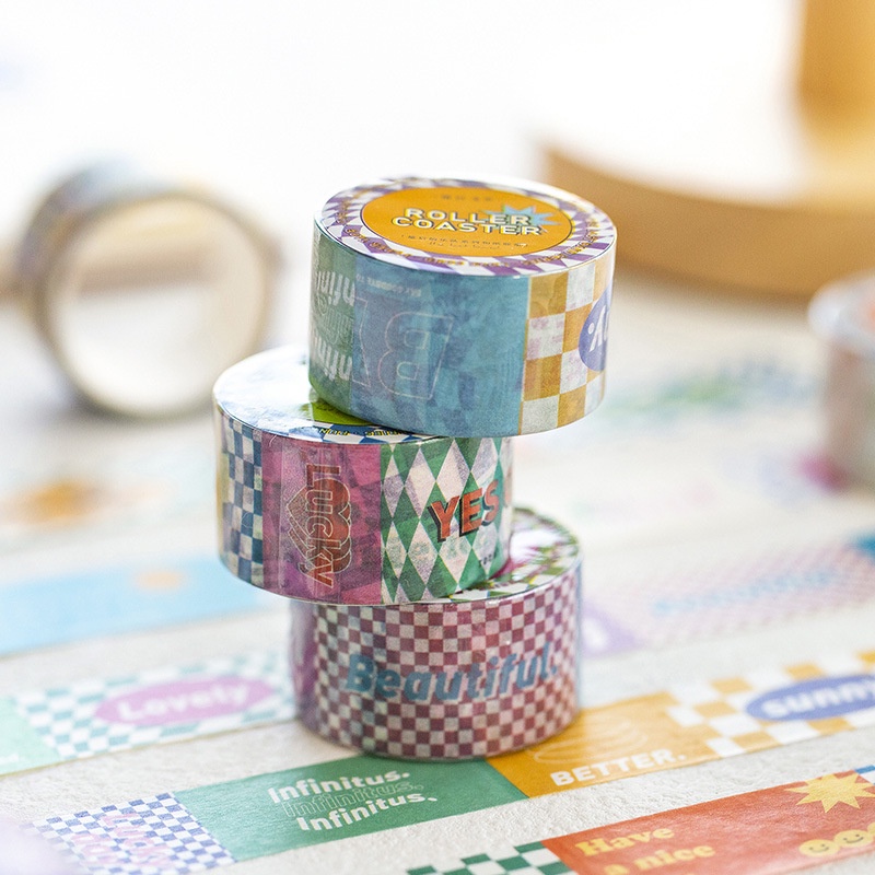 1 Cuộn Băng Keo Dán Mặt Nạ Kiểu Rock Punk Mohamm Cá Tính