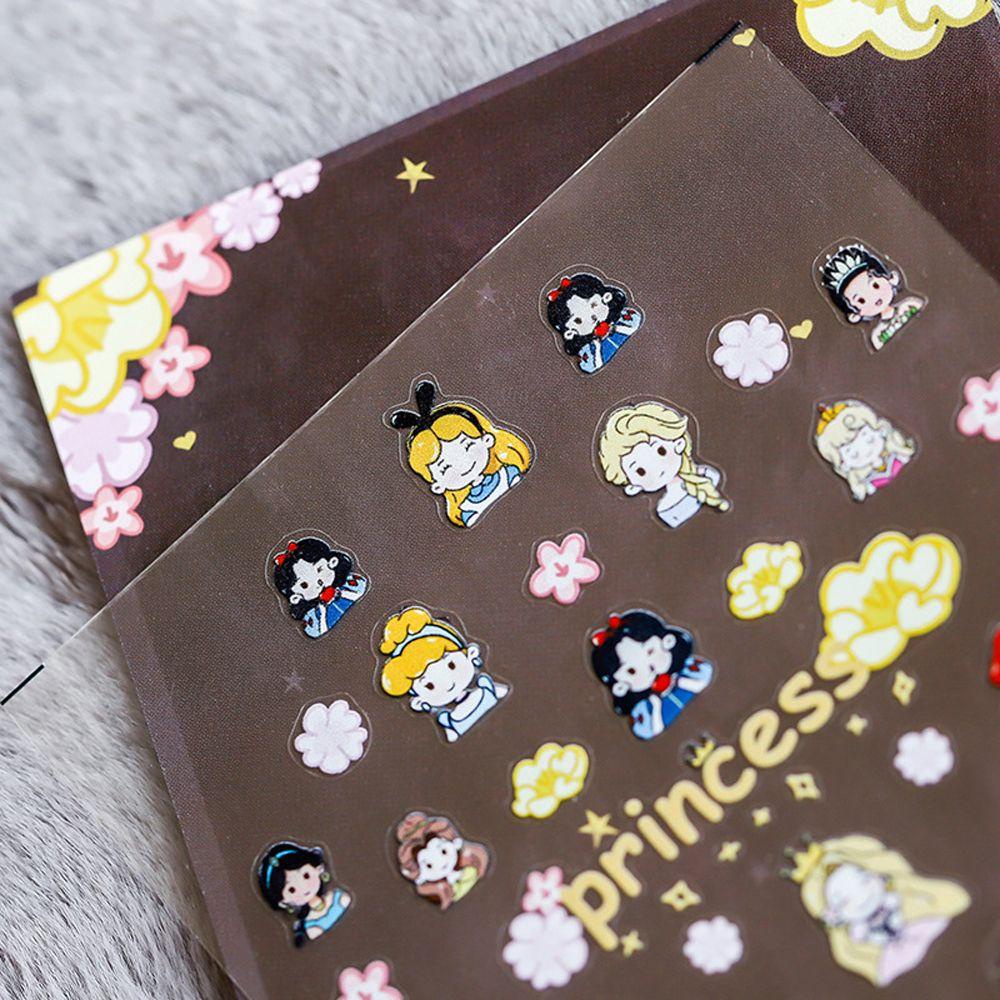 OCEANMAP Miếng Dán Trang Trí Móng Tay Tự Dính Họa Tiết Hoạt Hình Dễ Thương