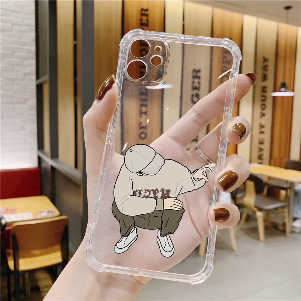 Ốp lưng iphone cặp đôi Thả Thính dẻo trong suốt case 14plus 14 pro max 13 12 promax 11 mini 6 6s 7 8 plus x xr xs Se
