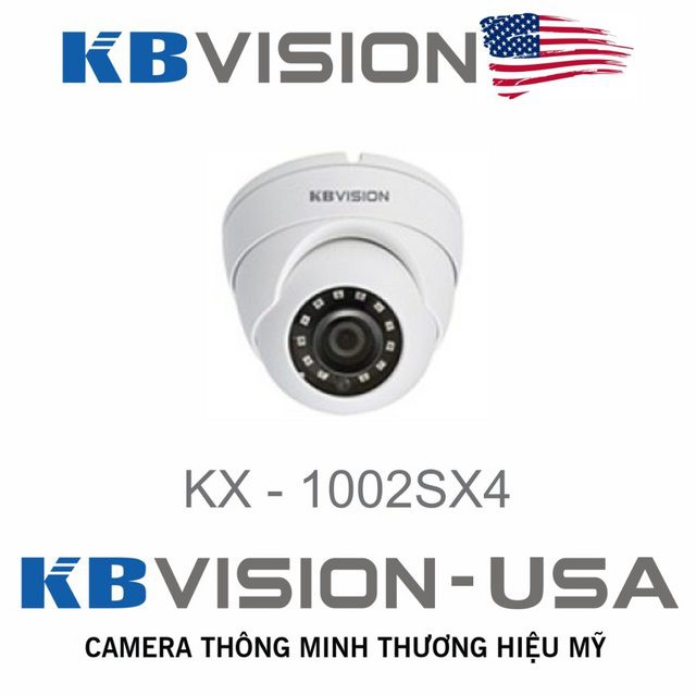 CAMERA KBVISION HD (1280x720) KX-1002SX4 (dùng đầu ghi) OV chipset - vỏ kim loại