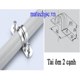 Đai ôm 2 cạnh đỡ mặt bàn ống phi 27, 28