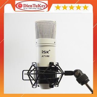 Mic thu âm ISK AT100 loại 1 chính hãng bộ mic thu âm isk at100 Thánh Livestream Hoa Vinh sử dụng