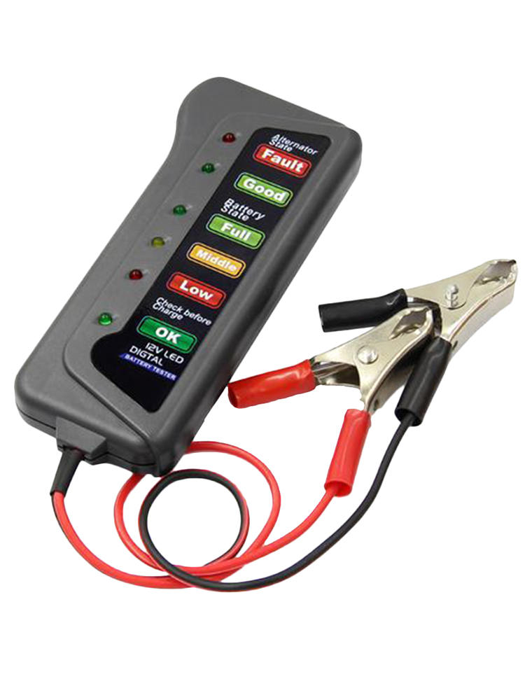 12V Motor Battery Load Tester Digital Auto LED Motor Analyzer