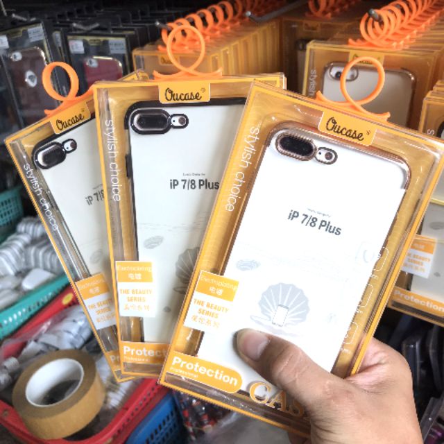 Ốp dẻo Vu xi 2 đầu Iphone 7 plus / 8 plus